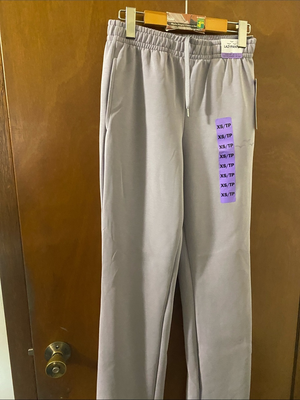 Lavender Women's Jogger Sweatpants with Drawstring - Unbranded